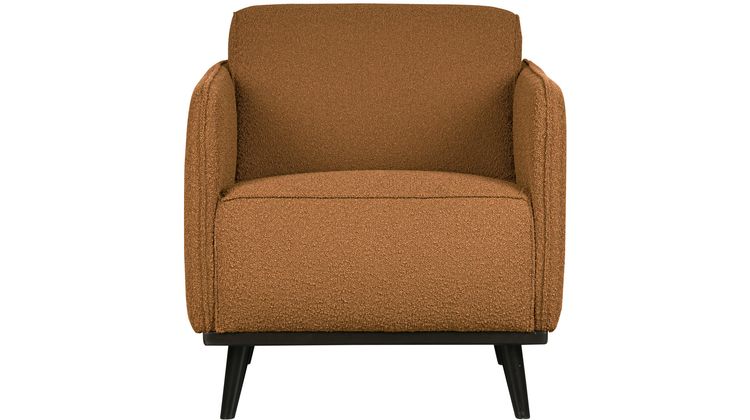 WOOOD Statement Bouclé met arm Fauteuil