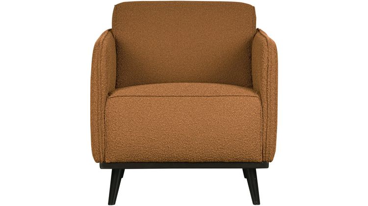 WOOOD Statement Bouclé met arm Fauteuil