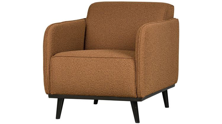 WOOOD Statement Bouclé met arm Fauteuil
