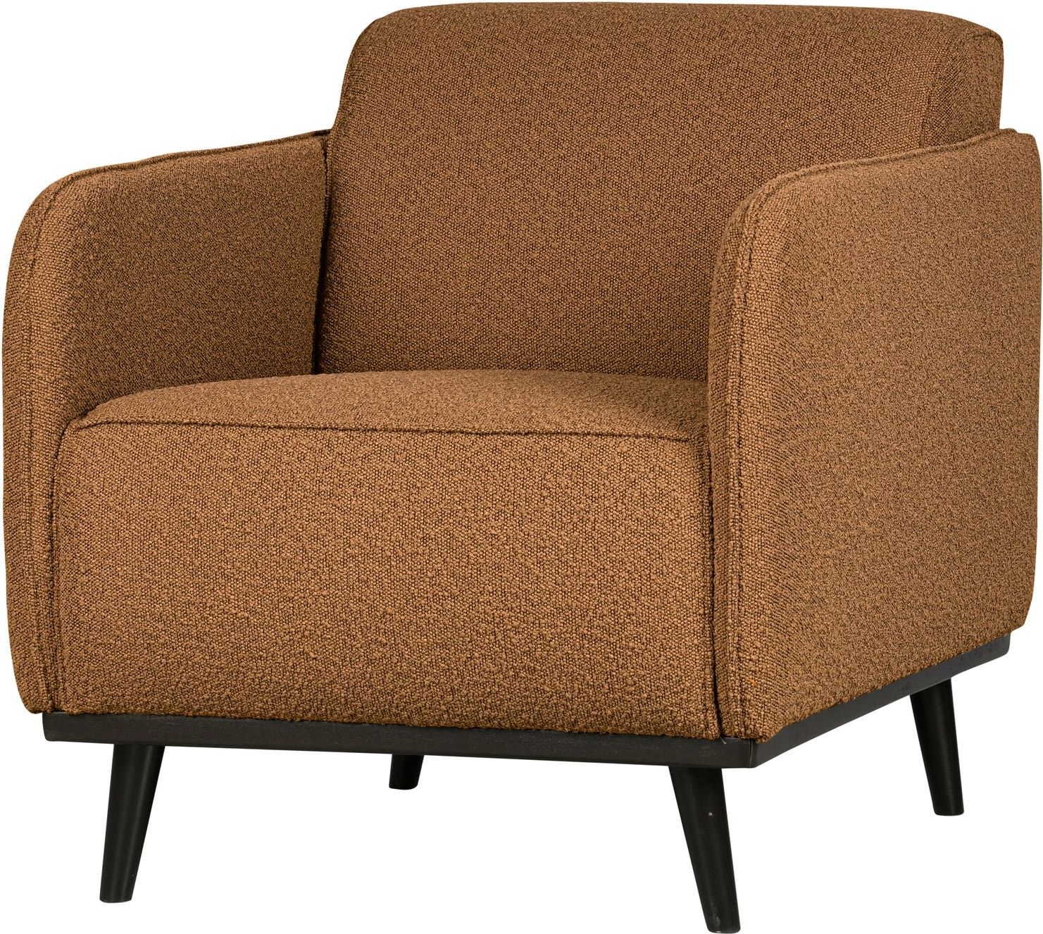 WOOOD Statement Bouclé met arm Fauteuil