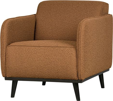 WOOOD Statement Bouclé met arm Fauteuil