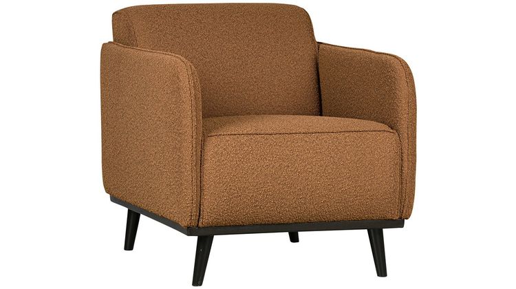 WOOOD Statement Bouclé met arm Fauteuil