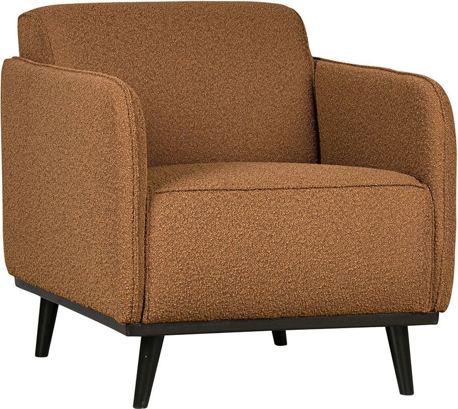 WOOOD Statement Bouclé met arm Fauteuil