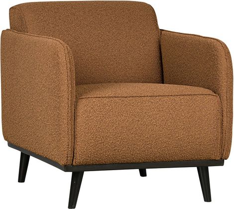 WOOOD Statement Bouclé met arm Fauteuil