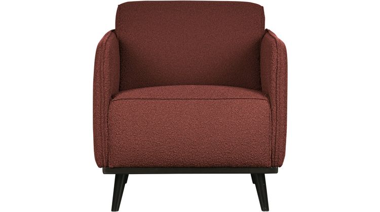 WOOOD Statement Bouclé met arm Fauteuil