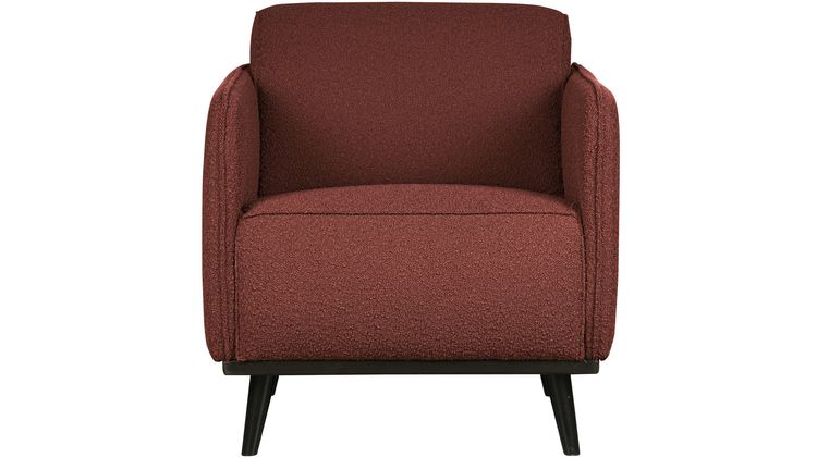 WOOOD Statement Bouclé met arm Fauteuil