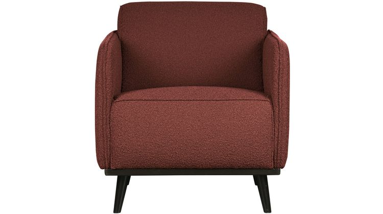 WOOOD Statement Bouclé met arm Fauteuil