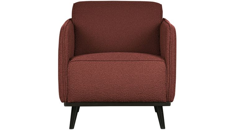 WOOOD Statement Bouclé met arm Fauteuil