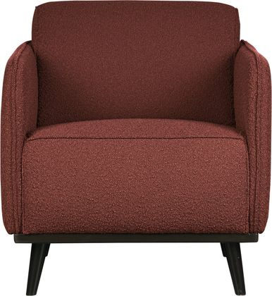 WOOOD Statement Bouclé met arm Fauteuil