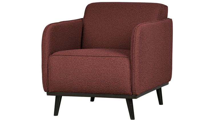 WOOOD Statement Bouclé met arm Fauteuil