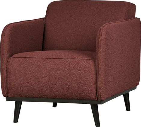 WOOOD Statement Bouclé met arm Fauteuil