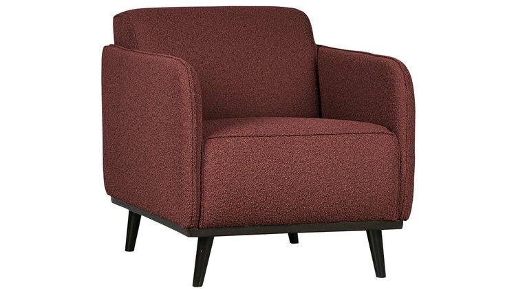 WOOOD Statement Bouclé met arm Fauteuil