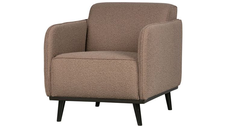 WOOOD Statement Bouclé met arm Fauteuil