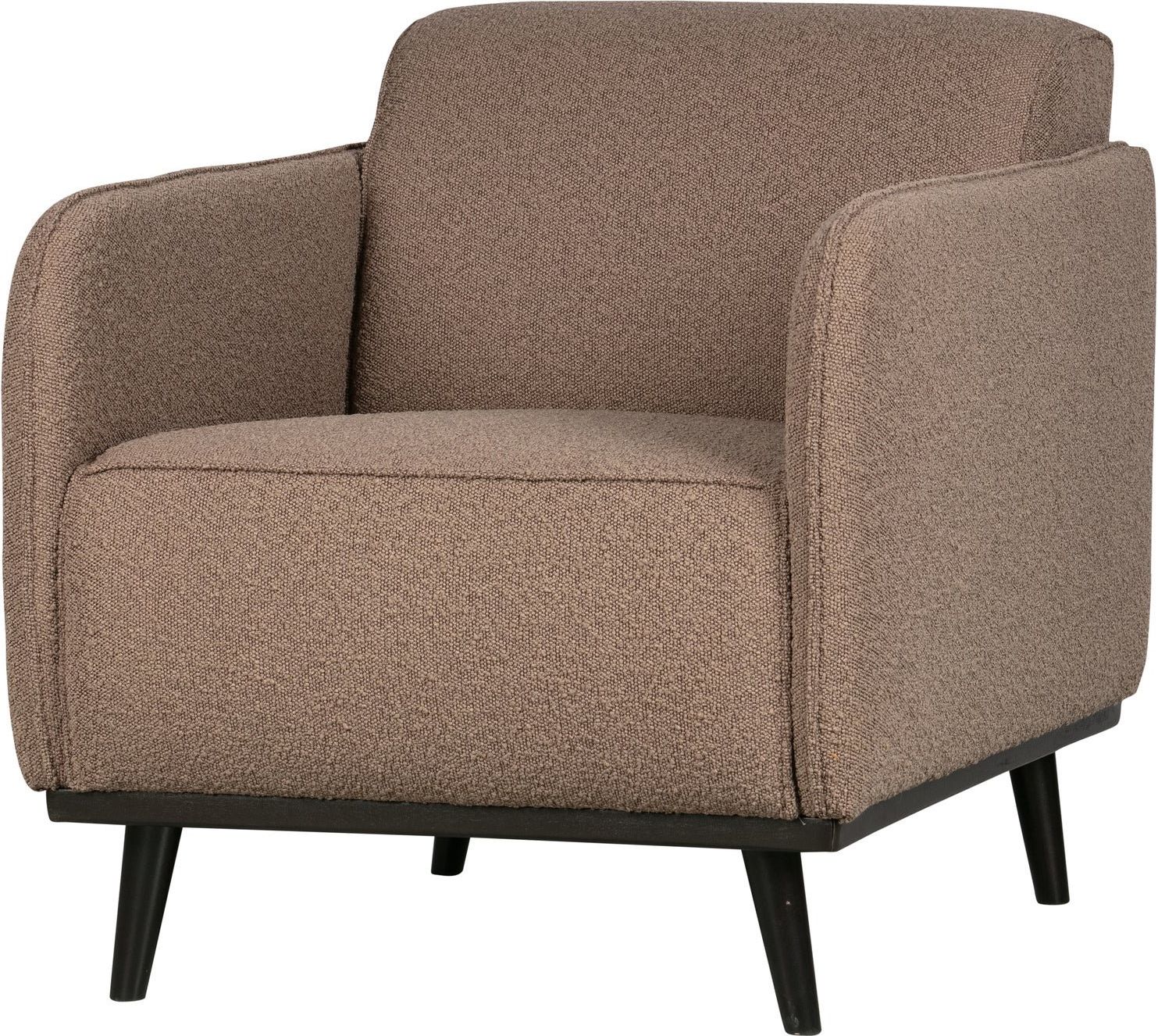 WOOOD Statement Bouclé met arm Fauteuil