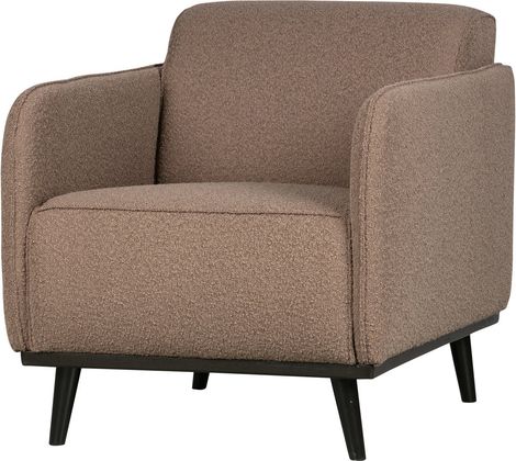 WOOOD Statement Bouclé met arm Fauteuil