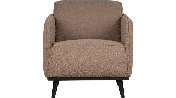 WOOOD Statement Bouclé met arm Fauteuil