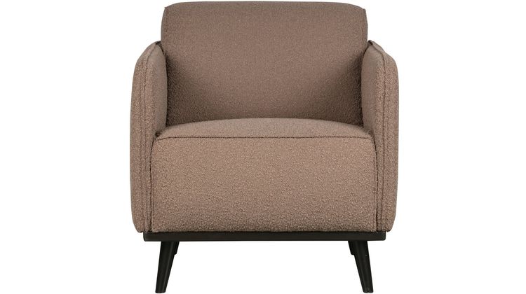 WOOOD Statement Bouclé met arm Fauteuil