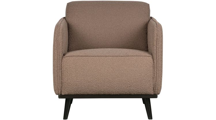 WOOOD Statement Bouclé met arm Fauteuil
