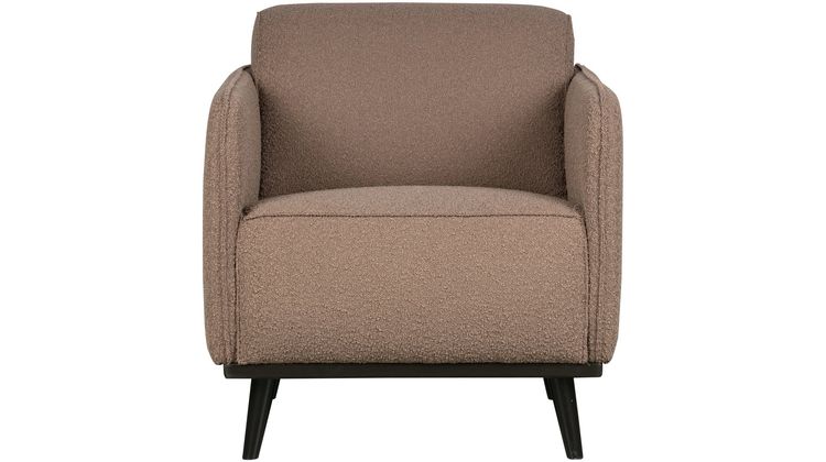 WOOOD Statement Bouclé met arm Fauteuil