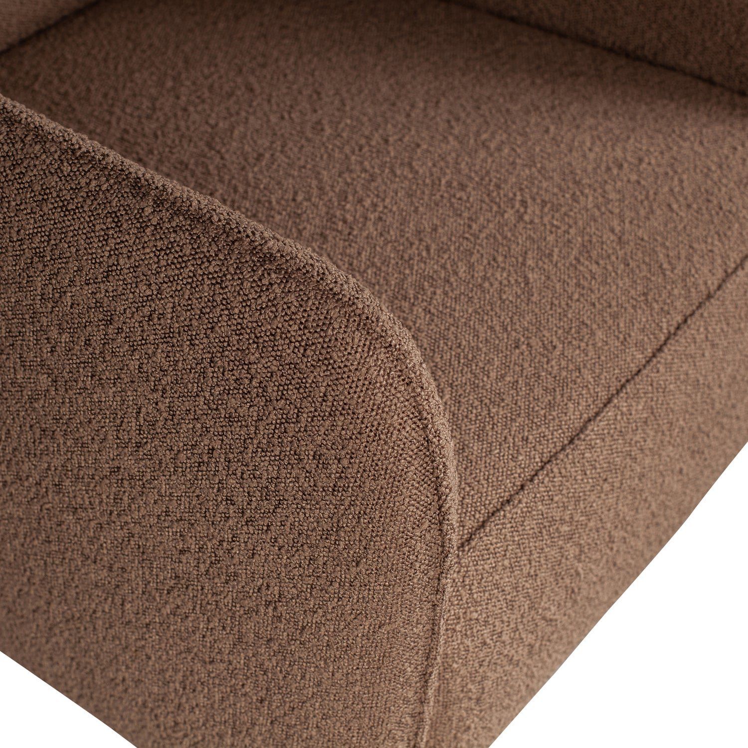 WOOOD Statement Bouclé met arm Fauteuil