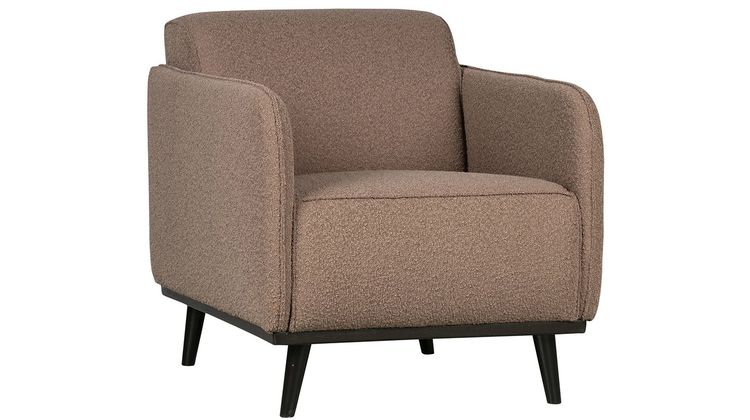 WOOOD Statement Bouclé met arm Fauteuil