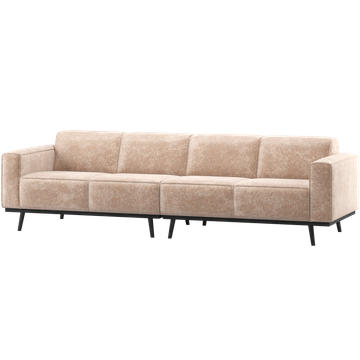 WOOOD Statement Velvet 4-Zitsbank