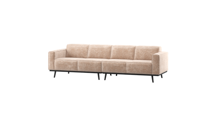 WOOOD Statement Velvet 4-Zitsbank