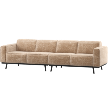 WOOOD Statement Velvet 4-Zitsbank