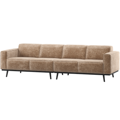 WOOOD Statement Velvet 4-Zitsbank