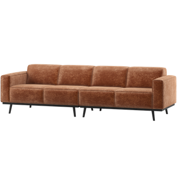 WOOOD Statement Velvet 4-Zitsbank