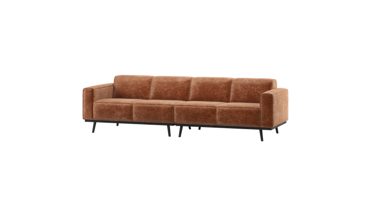 WOOOD Statement Velvet 4-Zitsbank