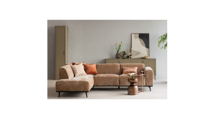 WOOOD Statement Velvet Hoekbank