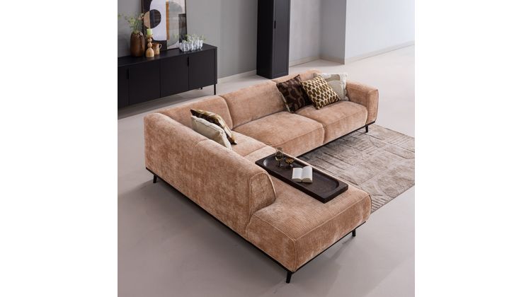 WOOOD Statement Velvet Hoekbank