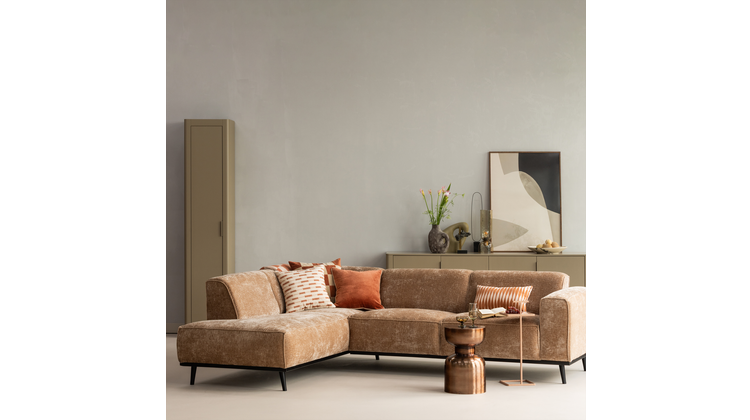 WOOOD Statement Velvet Hoekbank