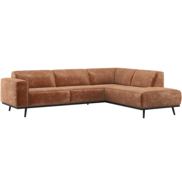 WOOOD Statement Velvet Hoekbank