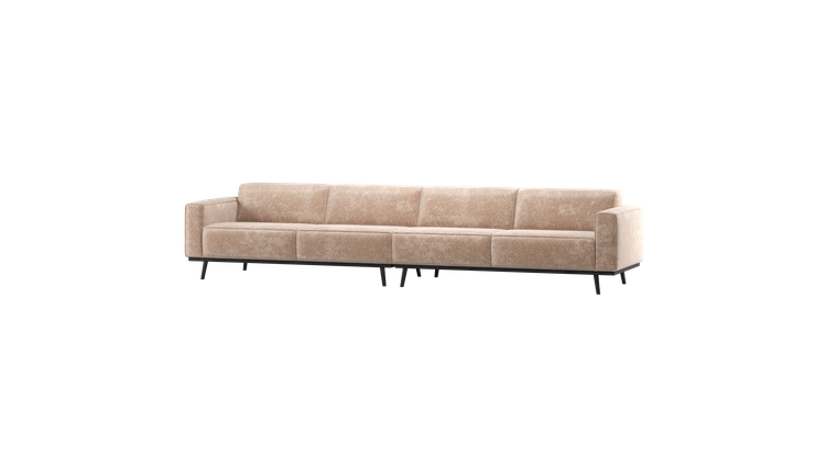 WOOOD Statement Velvet XL 4-Zitsbank