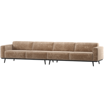 WOOOD Statement Velvet XL 4-Zitsbank