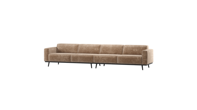 WOOOD Statement Velvet XL 4-Zitsbank