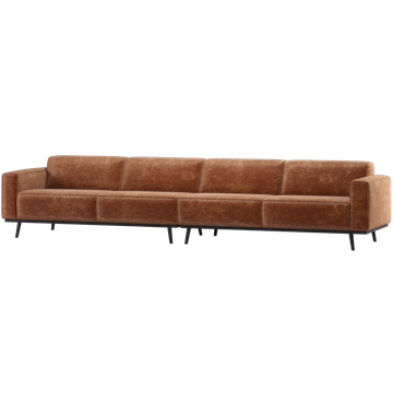 WOOOD Statement Velvet XL 4-Zitsbank