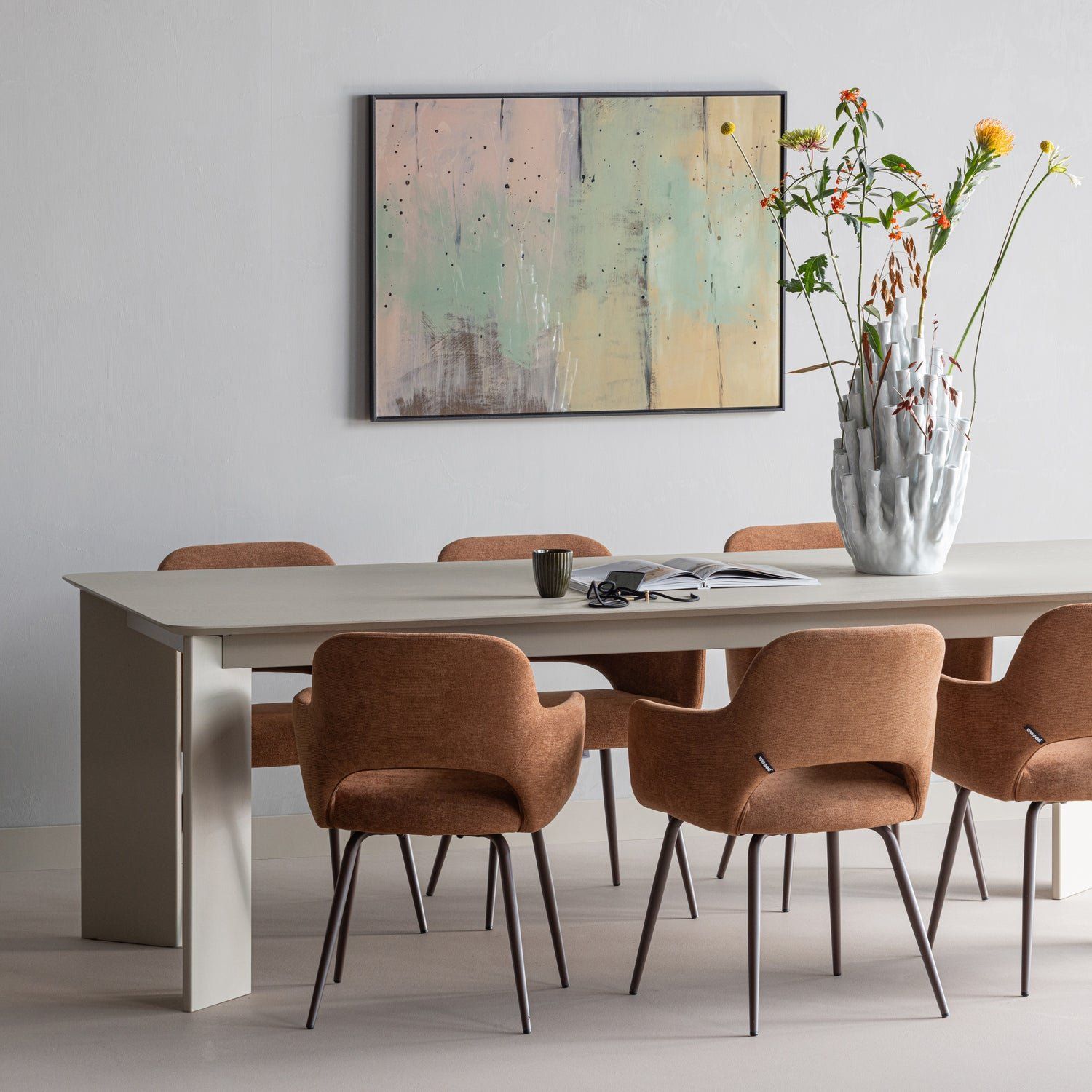 WOOOD Tablo Afgerond Eettafel