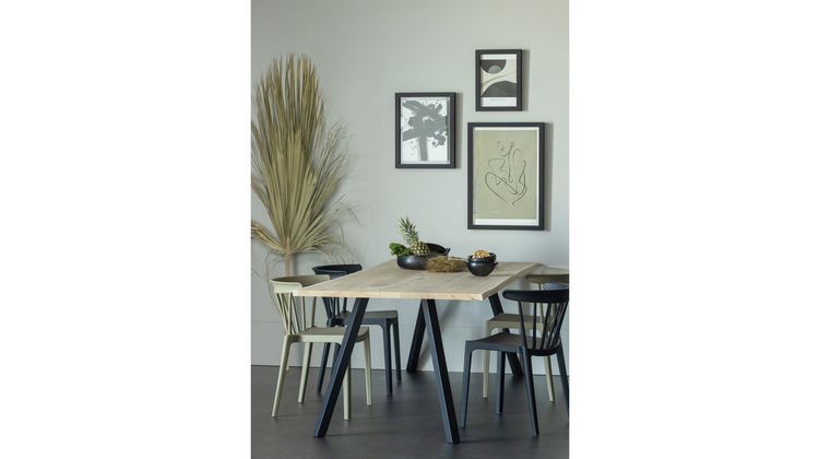 WOOOD Tablo Boomstam A-poot Eettafel