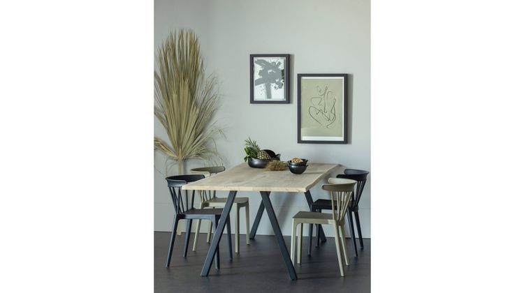 WOOOD Tablo Boomstam A-poot Eettafel