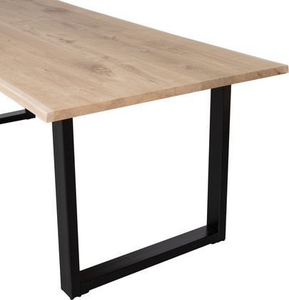 WOOOD Tablo Boomstam U-poot Eettafel
