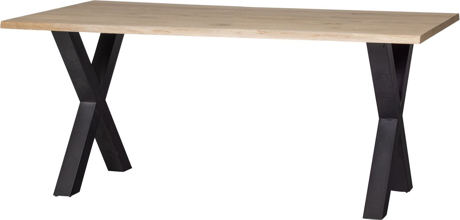 WOOOD Tablo Boomstam X-poot Eettafel