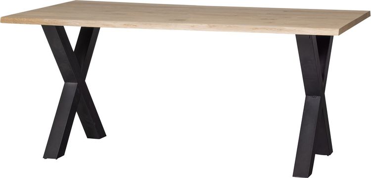 WOOOD Tablo Boomstam X-poot Eettafel