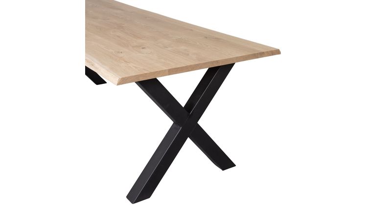 WOOOD Tablo Boomstam X-poot Eettafel