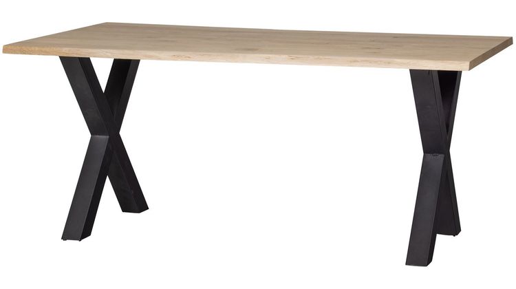 WOOOD Tablo Boomstam X-poot Eettafel
