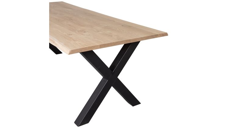 WOOOD Tablo Boomstam X-poot Eettafel
