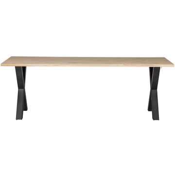WOOOD Tablo Boomstam X-poot Eettafel