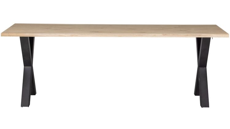 WOOOD Tablo Boomstam X-poot Eettafel